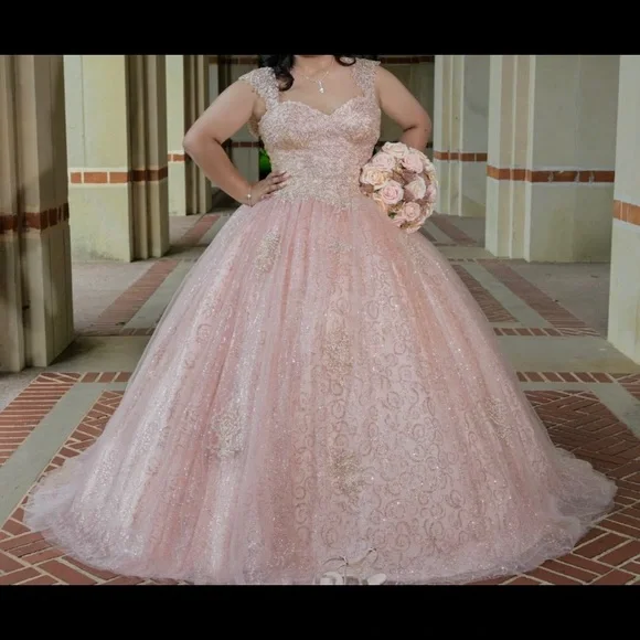 slim fit dress slacks Abbey Rose Gold Quinceanera Dress